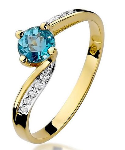 Inel Bonore - Aur 585 - Topaz 0,5 ct