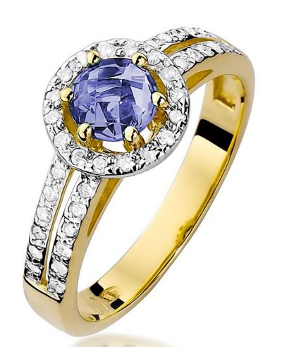 Inel Bonore - Aur 585 - Tanzanit 0,5 ct
