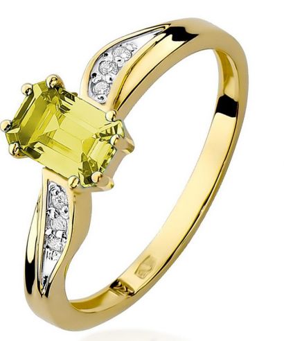 Inel Bonore - Aur 585 - Citrin 0,6 ct