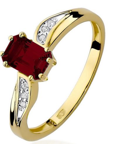 Inel Bonore - Aur 585 - Grenadă 0,7 ct