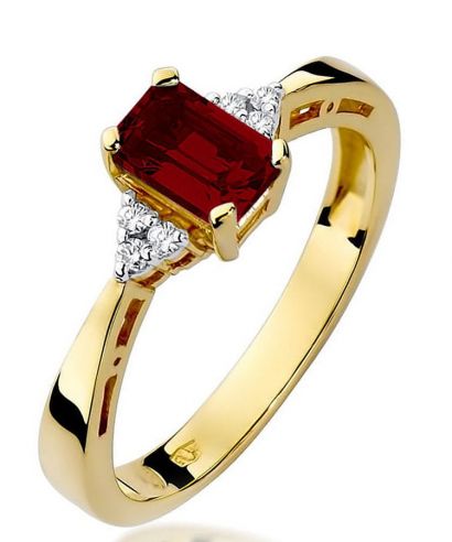 Inel Bonore - Aur 585 - Grenadă 0,7 ct