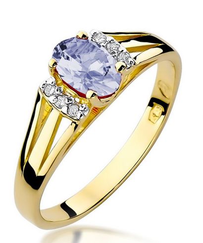 Inel Bonore - Aur 585 - Tanzanit 0,4 ct