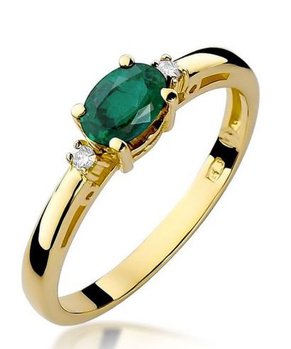 Inel Bonore - Aur 585 - Smarald 0,4 ct
