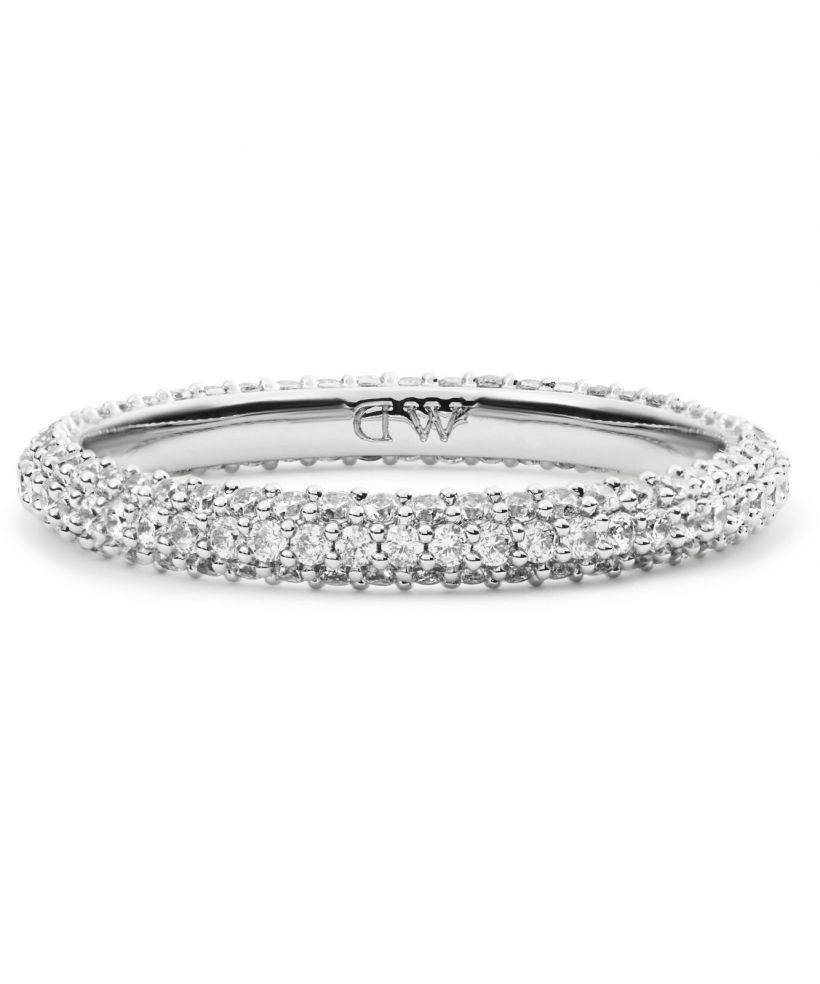 Inel Daniel Wellington Pavé Silver