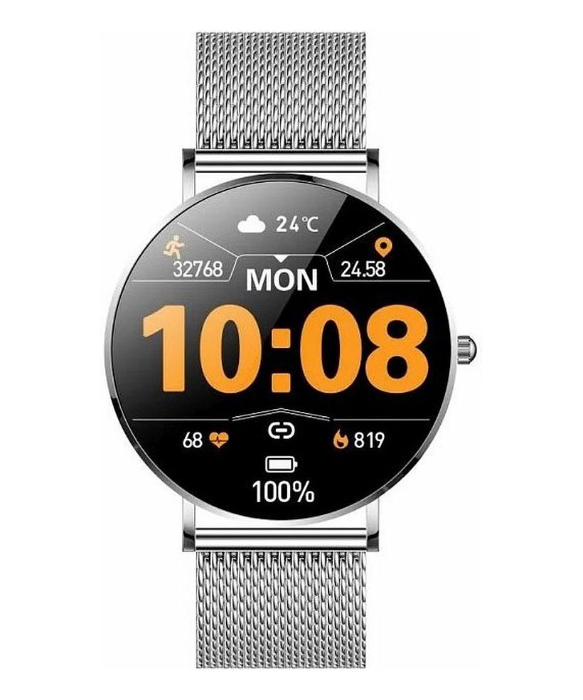 Smartwatch Bărbătesc Manta Alexa Argint SET