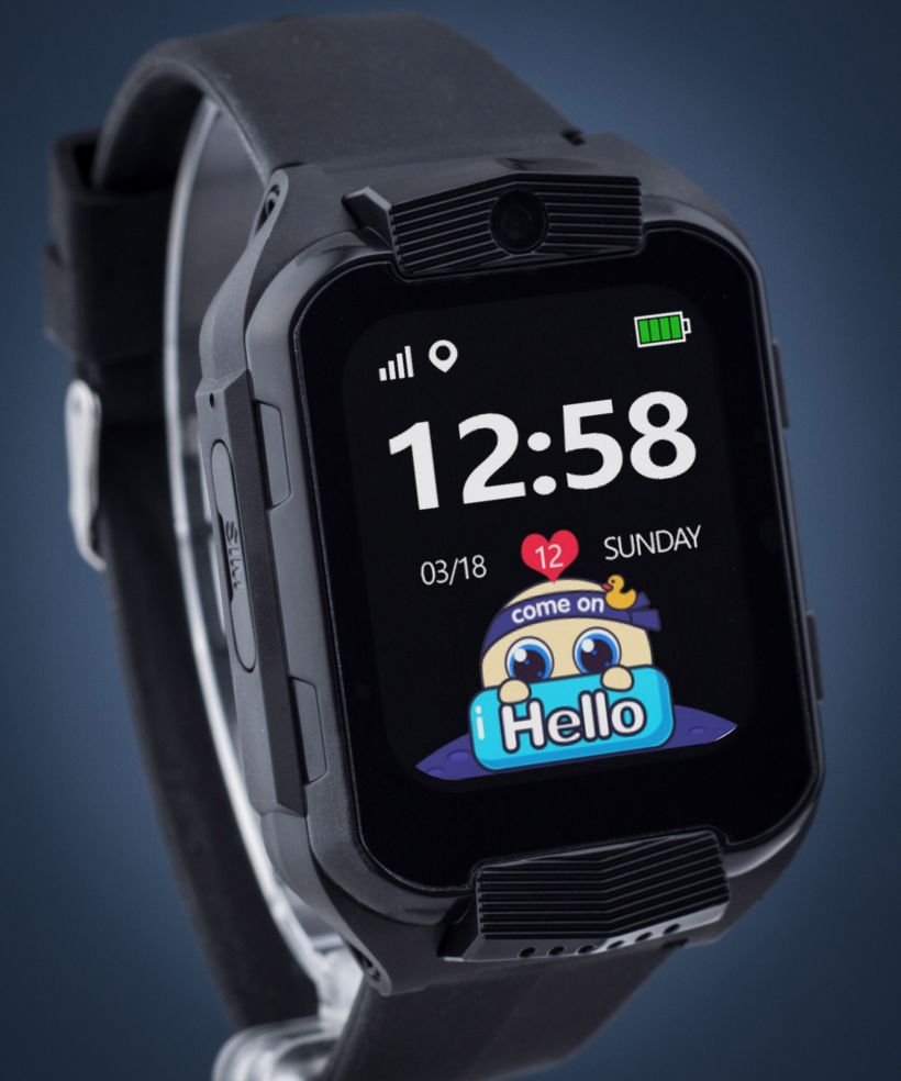 Smartwatch Pentru Copii Pacific 32 4G LTE SIM Black				