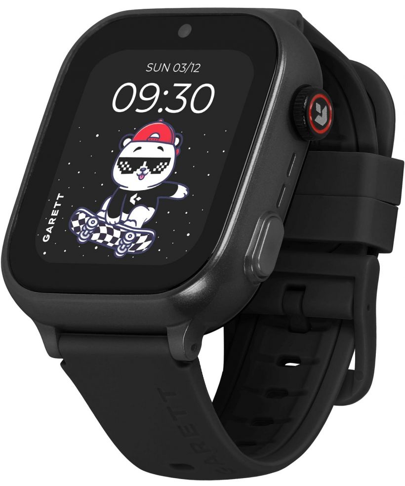 Smartwatch pentru copii Garett Kids Cute 2 4G Negru SET