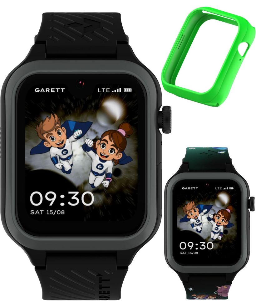 Smartwatch pentru copii Garett Kids Essa Go 2 AI 4G Negru