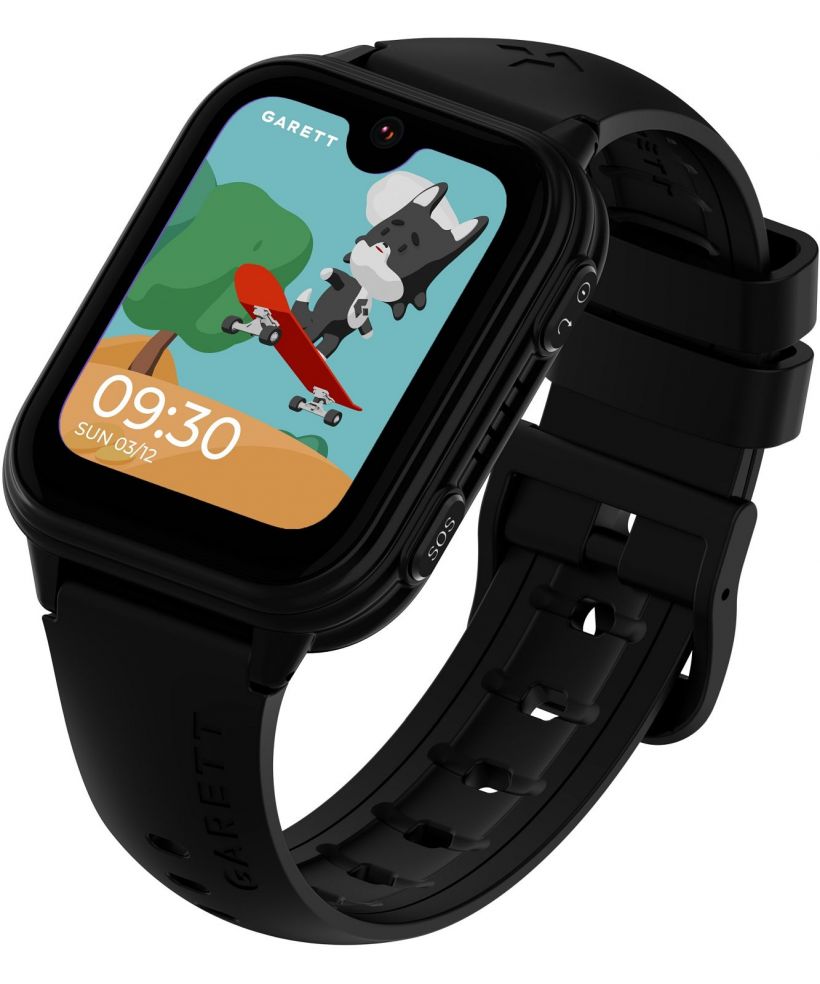 Smartwatch pentru copii Garett Kids Vibe 4G Negru