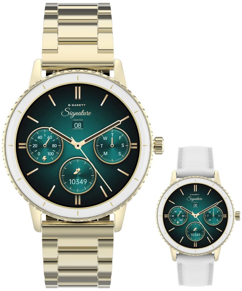 Smartwatch dama Garett Signature Grace Gold Solid SET
