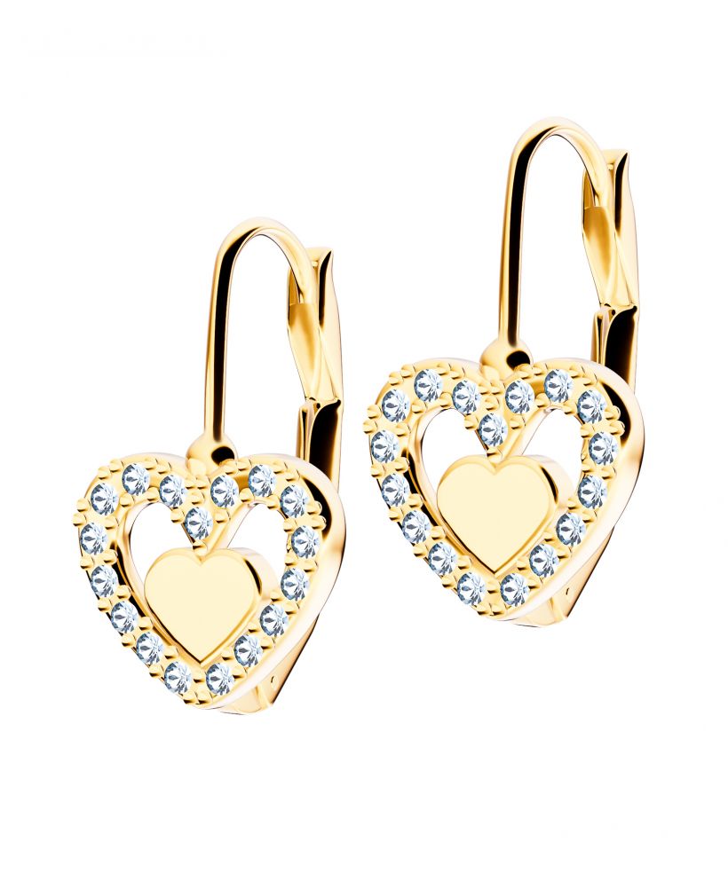 Cercei Bonore - Aur 585 - Cubic Zirconia