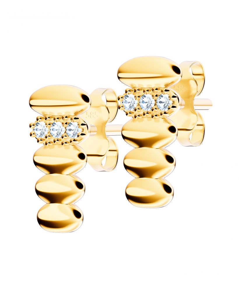 Cercei Bonore - Aur 585 - Cubic Zirconia