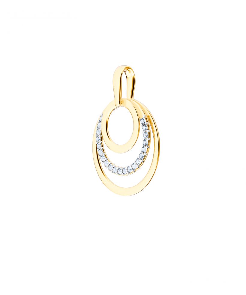 Pandantiv Bonore - Aur 585 - Cubic Zirconia