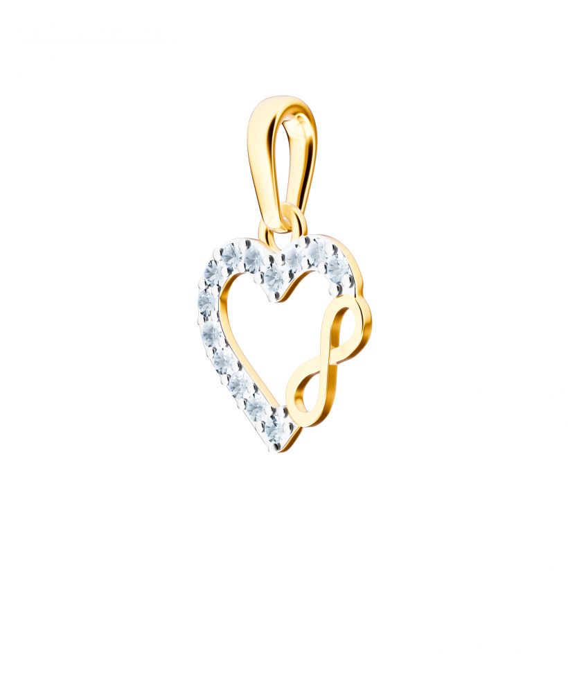 Pandantiv Bonore - Aur 585 - Cubic Zirconia