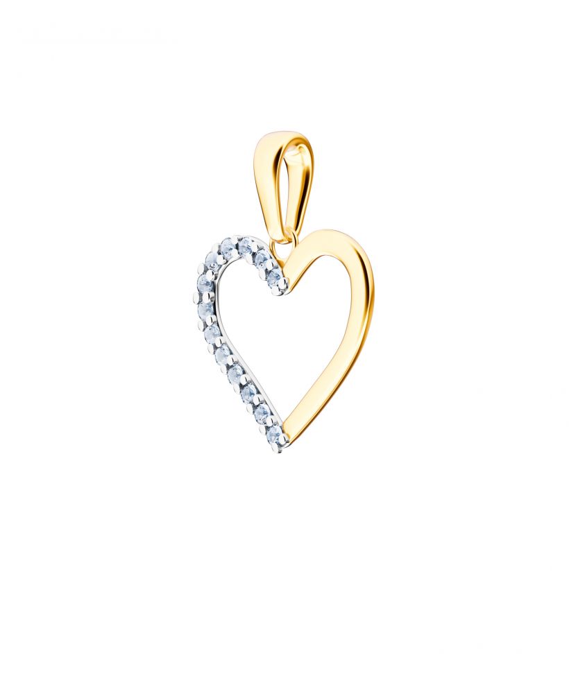 Pandantiv Bonore - Aur 585 - Cubic Zirconia
