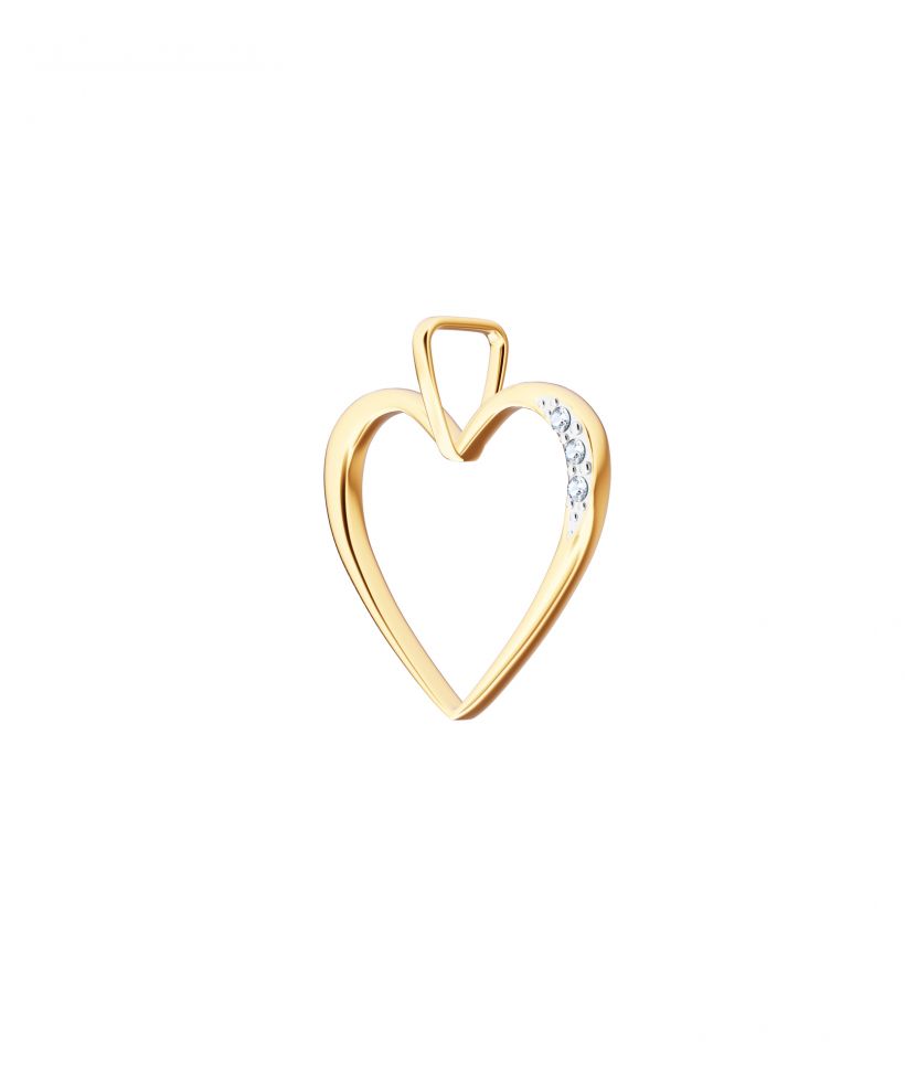 Pandantiv Bonore - Aur 585 - Cubic Zirconia