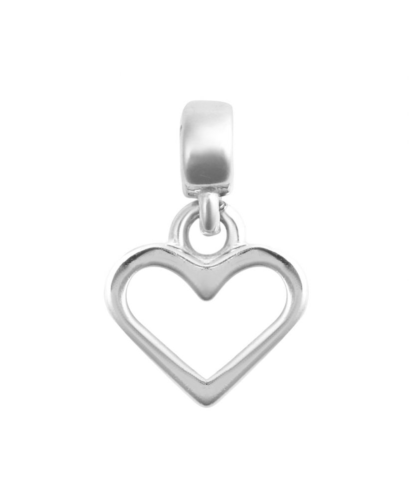 Pandantiv Daniel Wellington Heart Contour Charm Silver