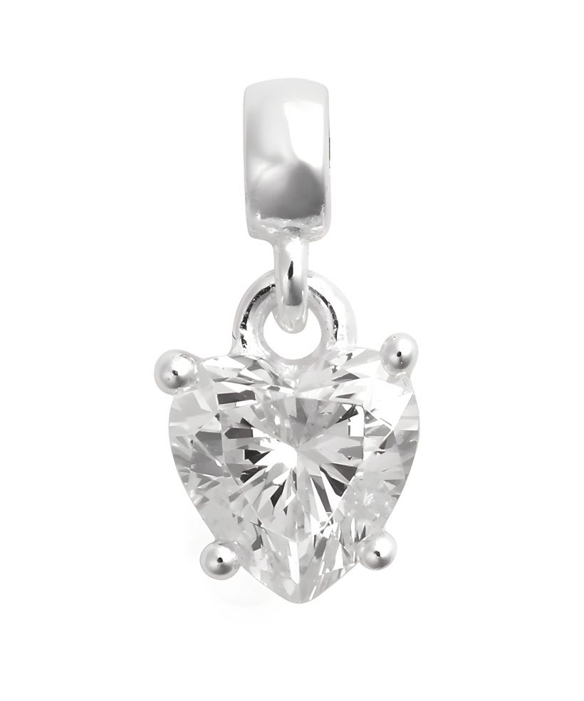 Pandantiv Daniel Wellington Heart White Crystal Charm