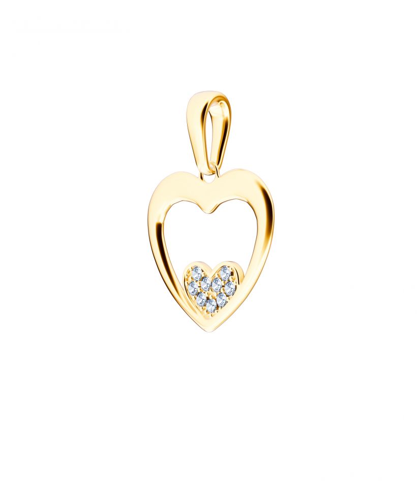 Pandantiv Bonore - Aur 585 - Cubic Zirconia