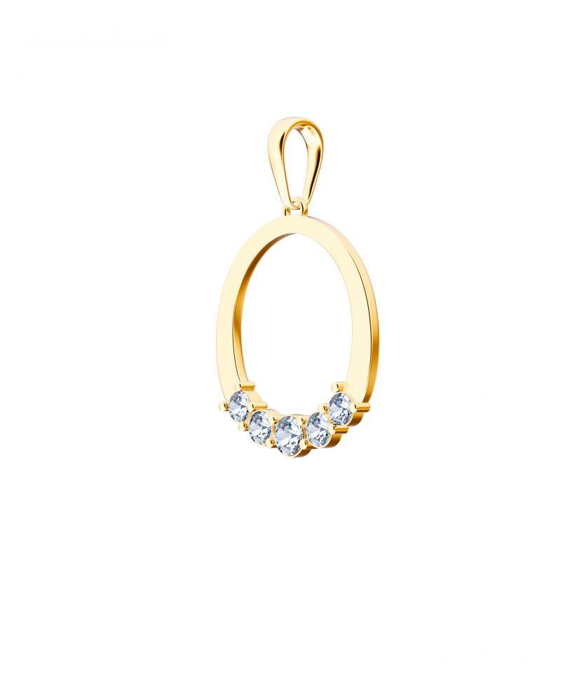 Pandantiv Bonore - Aur 585 - Cubic Zirconia