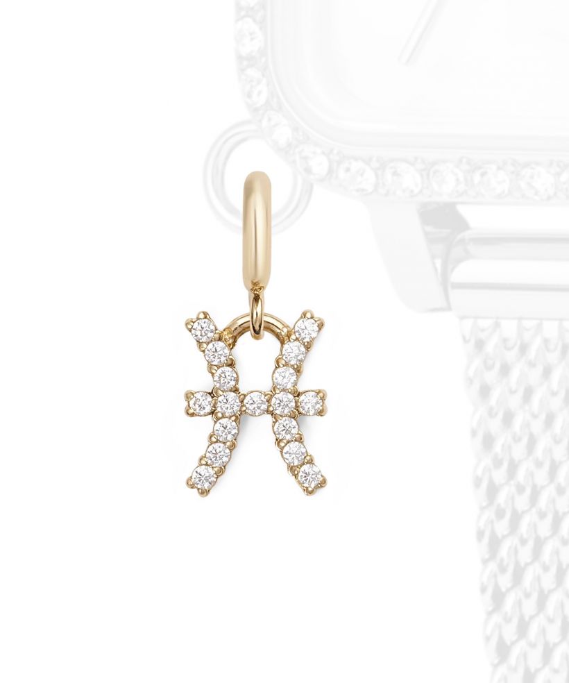 Pandantiv Daniel Wellington Charm Gold Pisces