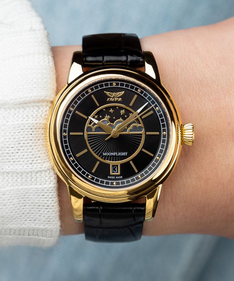 Ceas dama Aviator Douglas Moonflight Limited Edition