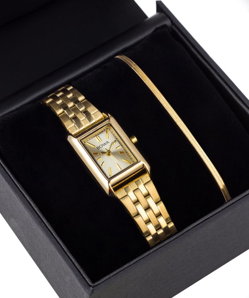 Ceas dama BOWA Paris Full-Gold Steel 20 Gift Set
