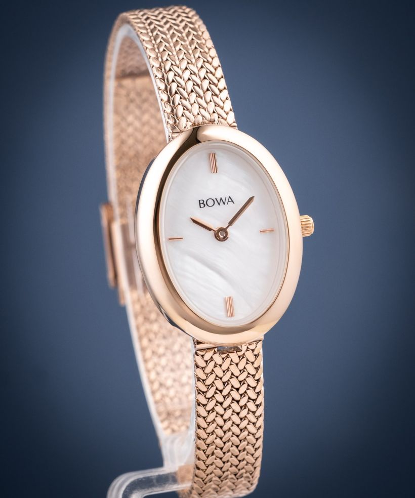 Ceas dama BOWA Oslo Pearl Rose-Gold Mesh 23