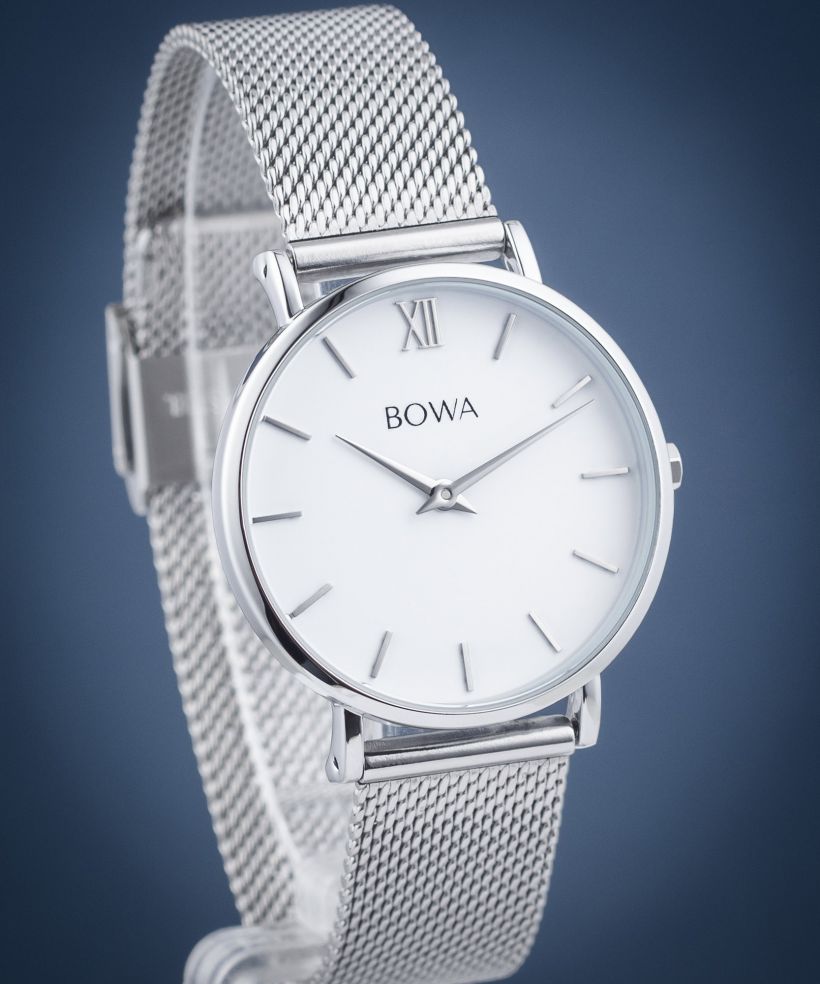 Ceas Dama BOWA London White Silver 33