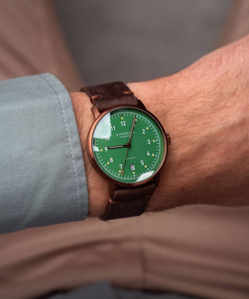 Ceas barbatesc Sternglas Lumatik Automatic Edition Bronze