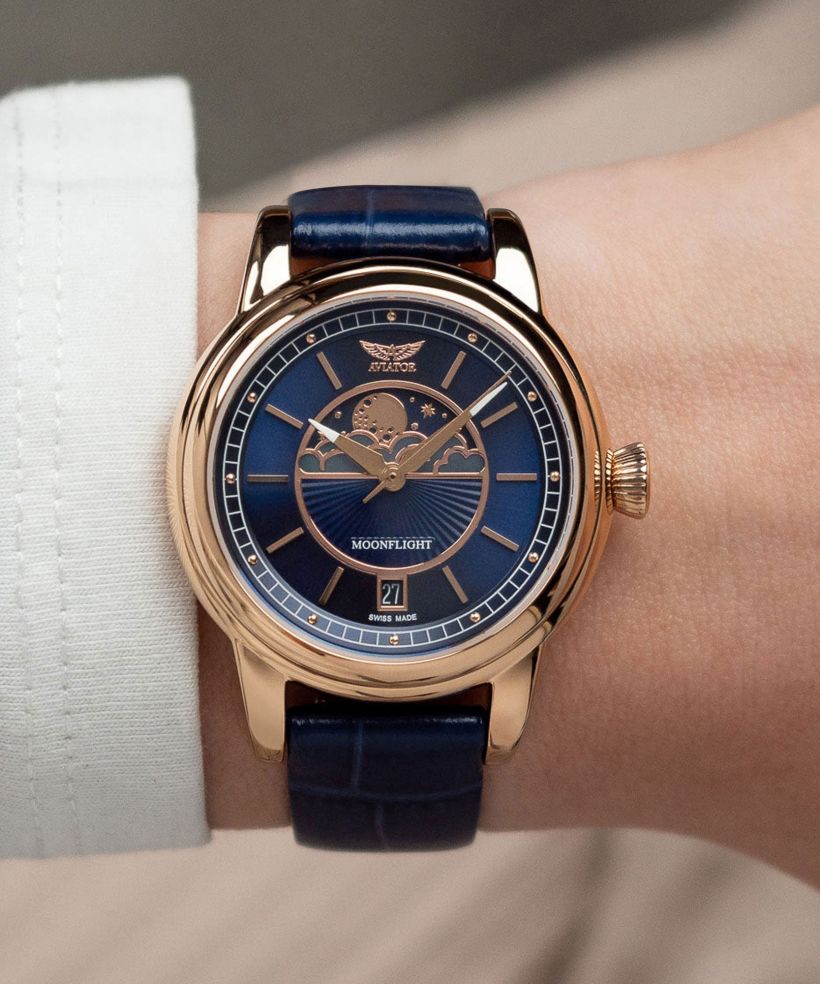 Ceas Dama Aviator Moonflight