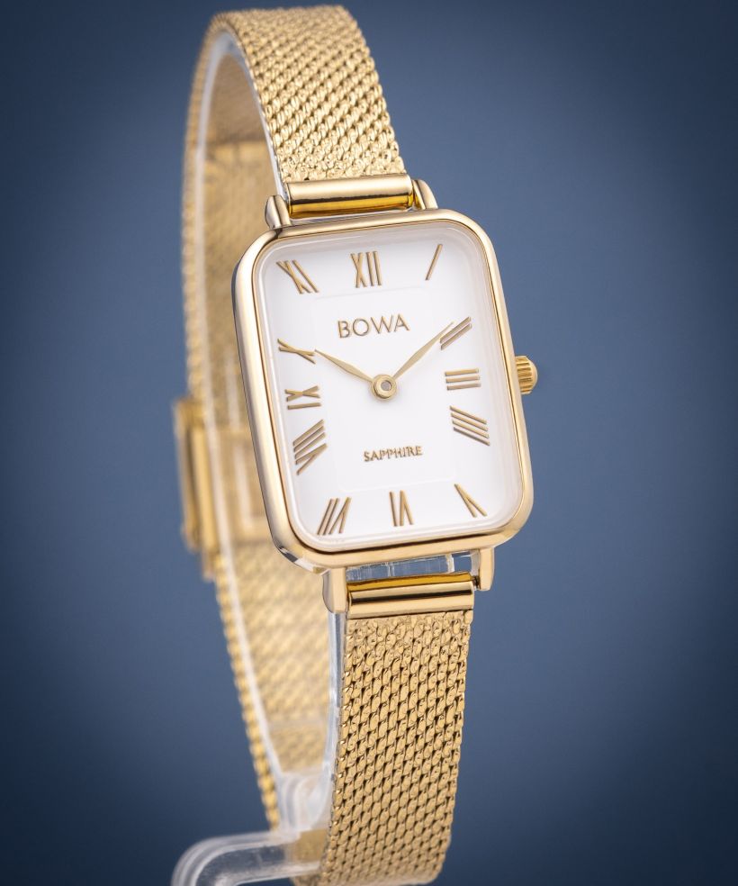 Ceas dama BOWA Dubai White-Gold Mesh 20