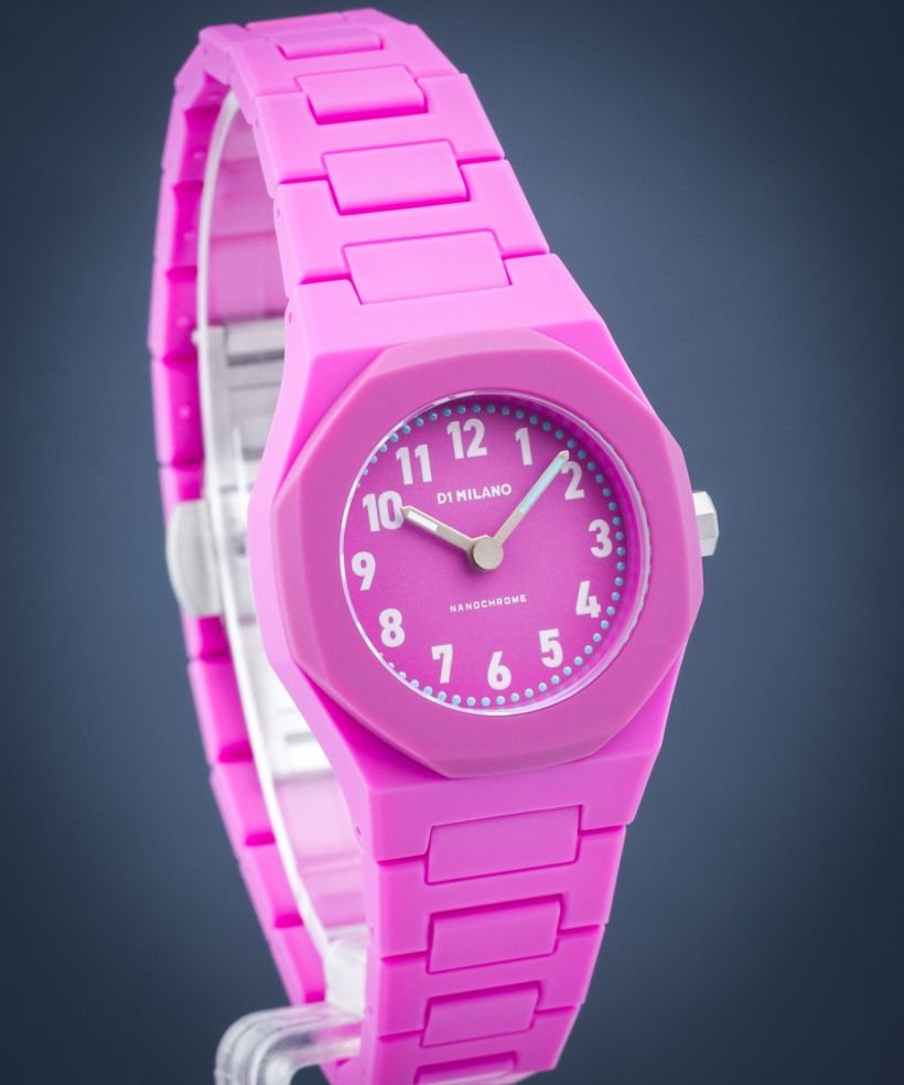 Ceas unisex D1 Milano Polycarbon Flamingo