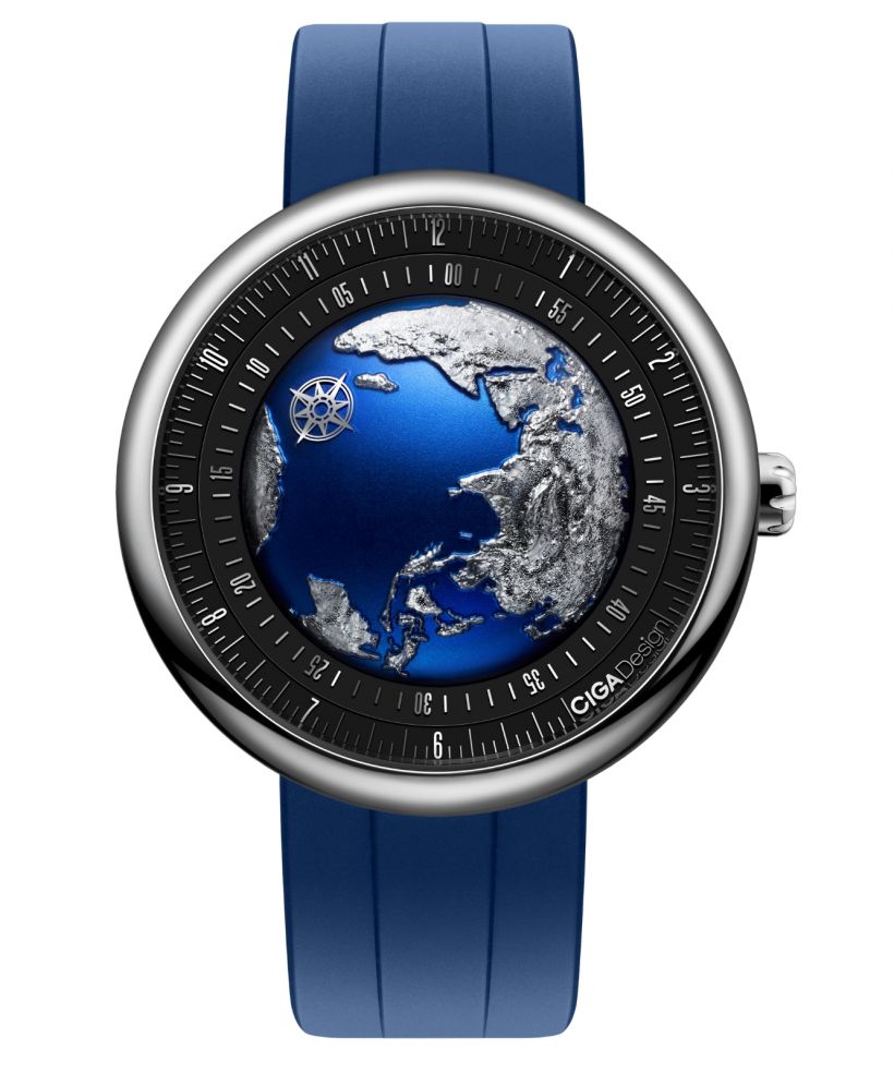 Ceas Barbatesc Ciga Design Blue Planet GPHG 2021 Titanium