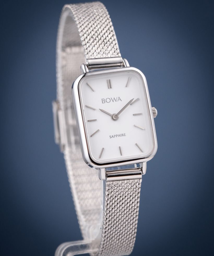 Ceas dama BOWA Dubai White-Silver Mesh 20