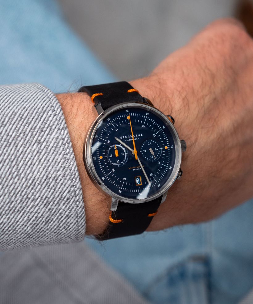 Ceas barbatesc Sternglas Hamburg Ed Küstemm Chronograph