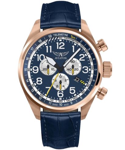 Ceas barbatesc Aviator Airacobra P45 Chronograph