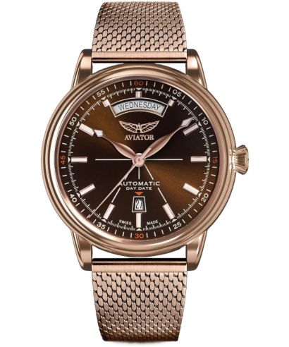 Ceas barbatesc Aviator Douglas Day-Date Automatic Limited Edition