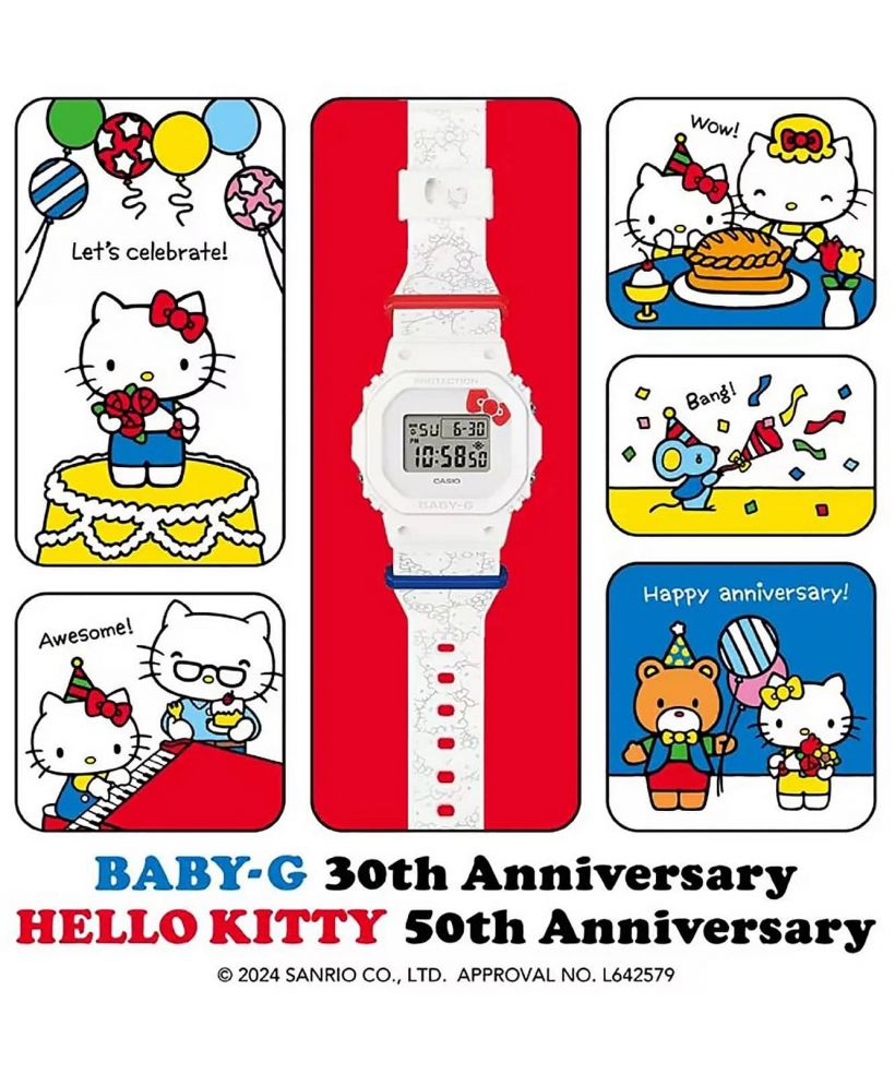 Ceas dama Baby-G Sport 30th & Hello Kitty 50th Anniversaries Special Edition