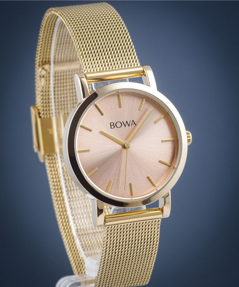 Ceas dama BOWA Tokyo Pink-Gold Mesh 33