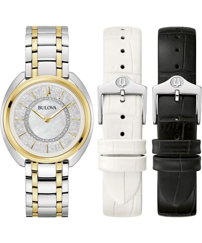 Ceas dama Bulova Duality Diamonds Gift Set