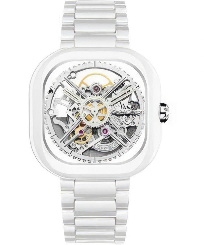 Ceas dama Ciga Design X Series Ceramic Skeleton
