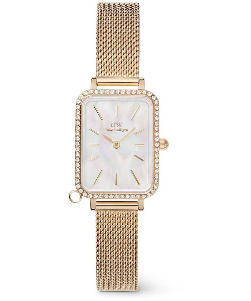 Ceas dama Daniel Wellington Quadro Crystal Zodiac Evergold 20