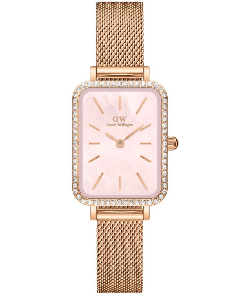 Ceas dama Daniel Wellington Quadro Lumine Bezel Melrose Pink 40