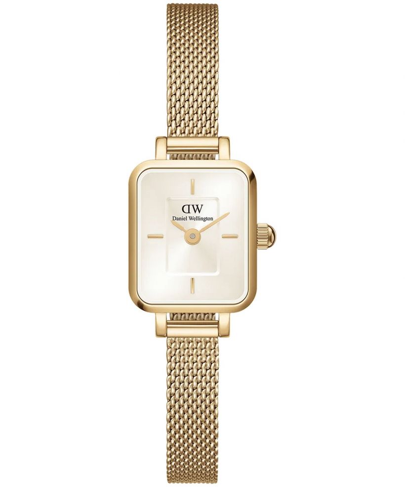 Ceas dama Daniel Wellington Quadro Mini Evergold Champagne 15
