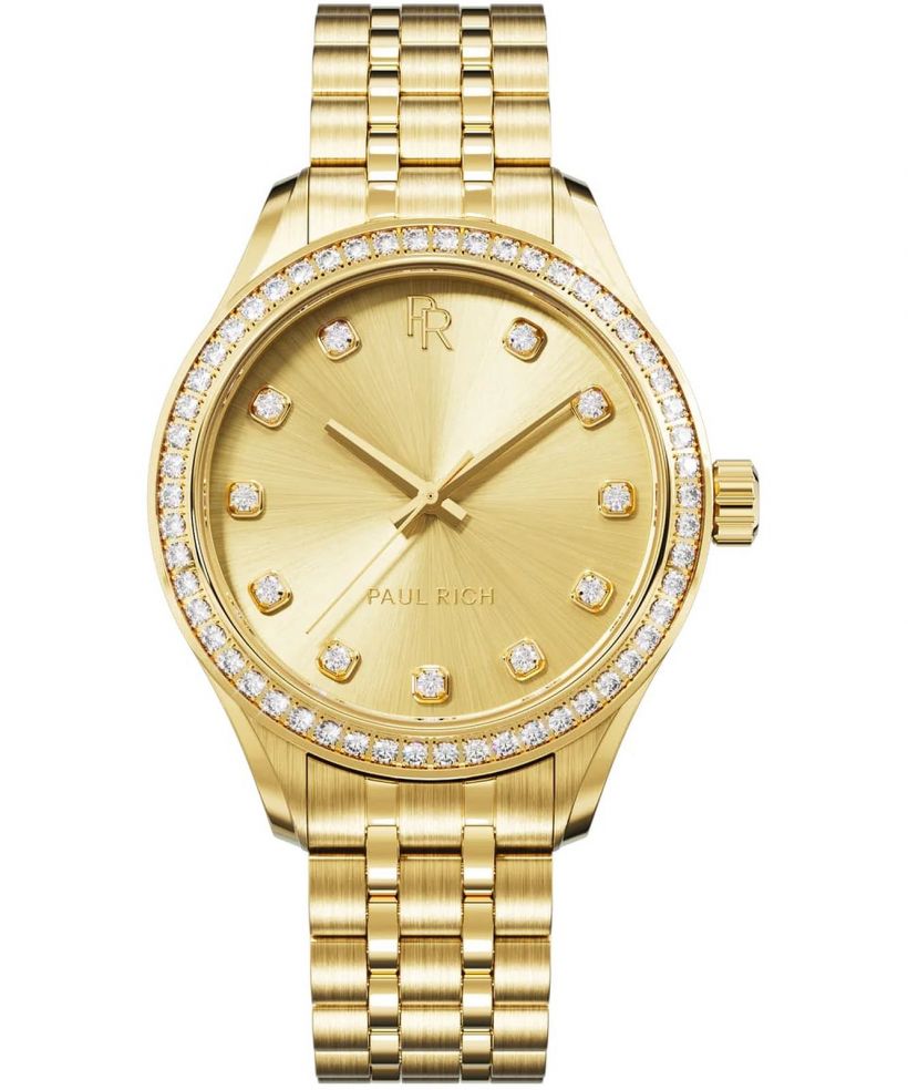 Ceas dama Paul Rich Crystelle All Gold