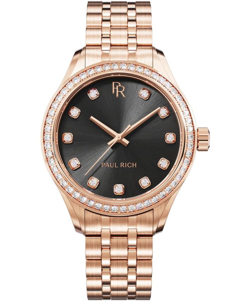 Ceas dama Paul Rich Crystelle Rose Gold Black