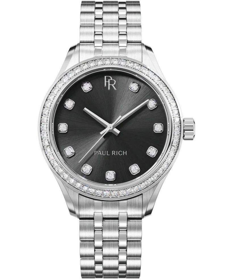 Ceas dama Paul Rich Crystelle Silver Black