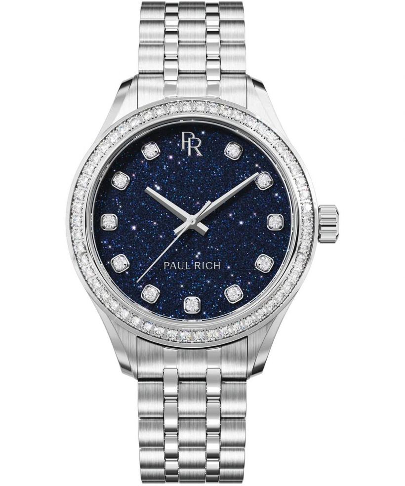 Ceas dama Paul Rich Crystelle Silver Blue Aventurine