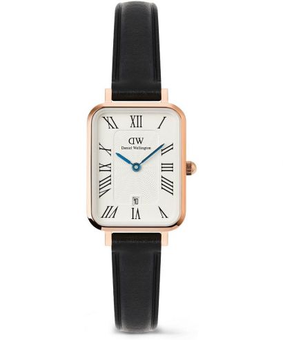 Ceas unisex Daniel Wellington Quadro Roman Numerals Date Sheffield Rose Gold